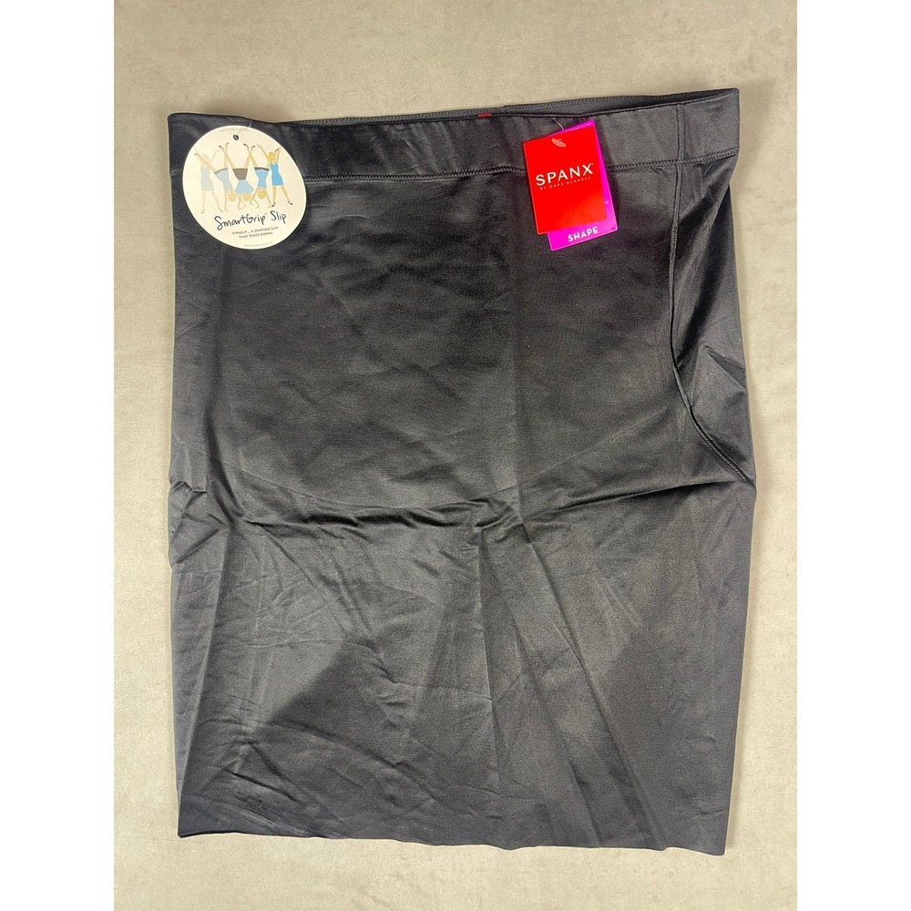 Spanx SmartGrip Half Slip Shapewear Very Black 10179P Plus Size 1X NWT